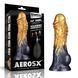 Фалоімітатор Lovetoy Dual Density 8'', 21 см (золотий) 212328 фото 19