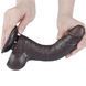 Фаллоимитатор Lovetoy Sliding Skin Dual Layer, 20 см (коричневый) 102318 фото 4