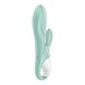 Вибратор-кролик Satisfyer Air Pump Bunny 5+, 21,5х3.6 см (мятный) 16959 фото 2