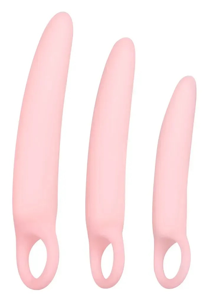 Набір фалоімітаторів Sweet Smile Vaginal Trainers, 3 шт (рожевий)